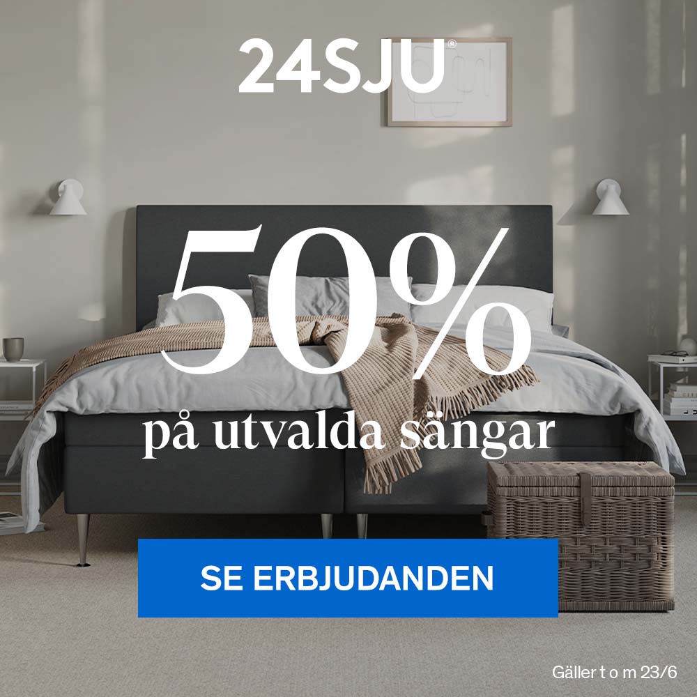 Utvalda sängar 50%